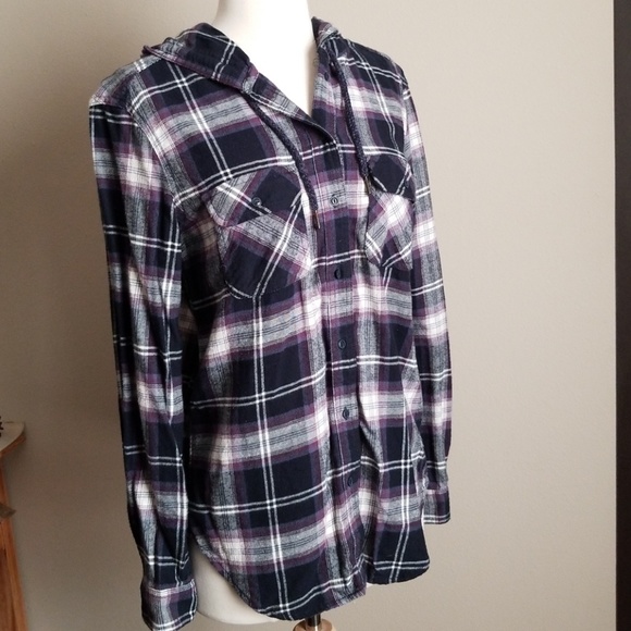 Hooded Flannel shirt Garage XS - Picture 4 of 7